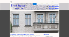Desktop Screenshot of pricestucco.com